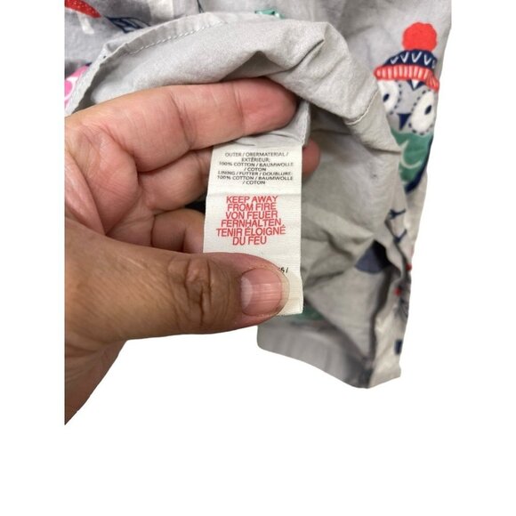 Mini Boden Owl Print Smocked Tunic Dress Size 5-6 Years - Picture 3 of 4